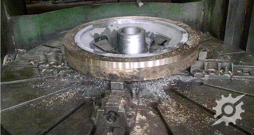 Венец червячного колеса с бронзовым венцом МД-12